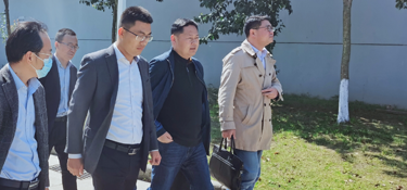 扬州市洁源排水有限公司一行至我司海安项目参观考察
